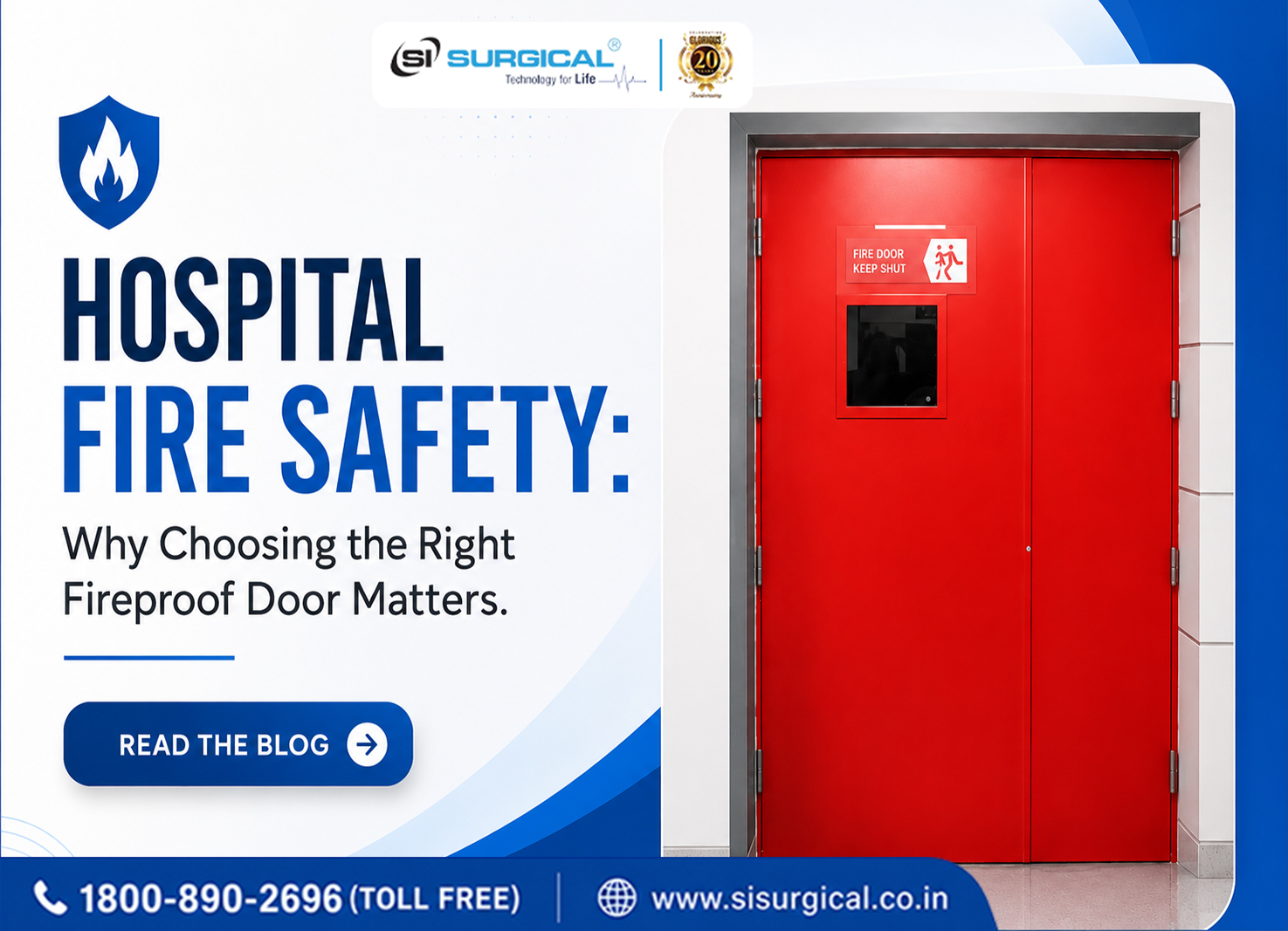 Hospital Fire Safety: Why Choosing the Right Fireproof Door Matters?