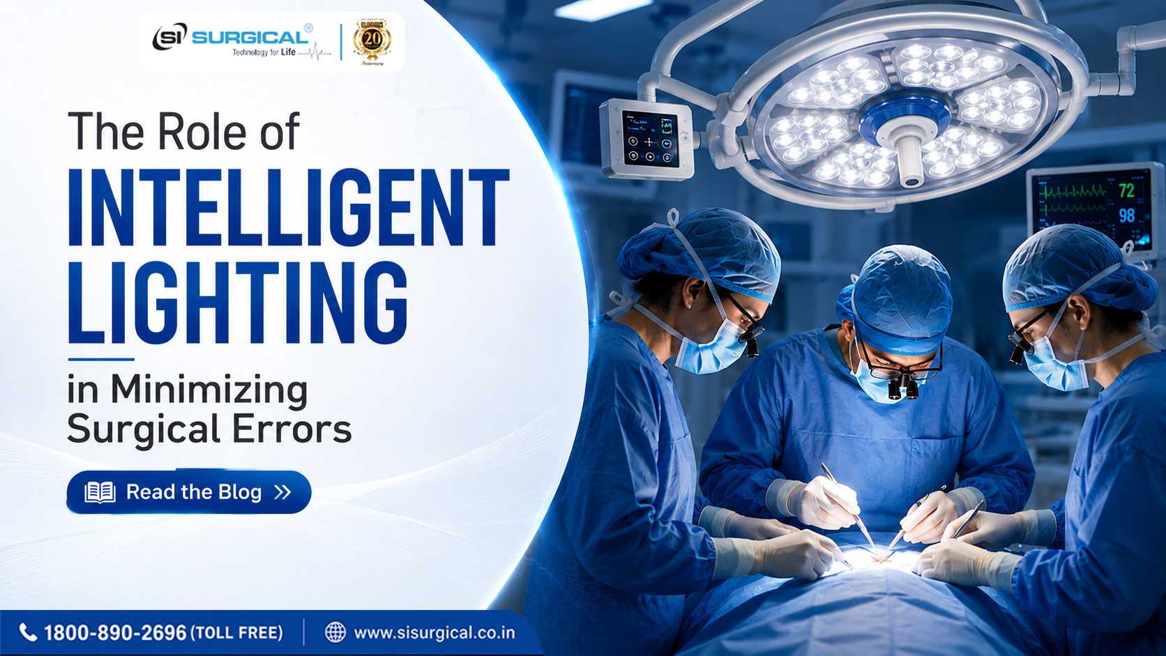 The Role of Intelligent Lighting in Minimizing Surgical Errors