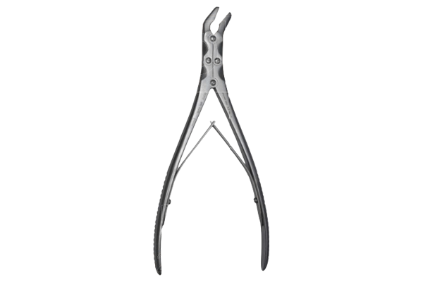 Rongeur-Nibbler Double Action Ruskin Angled 24 cm Long